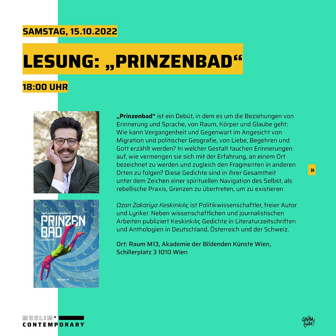 Muslim Contemporary Lesung Prinzenbad