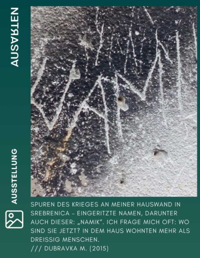 ausarten-Ausstellung-EVERYDAYSREBRENICA-Dubravka-2015